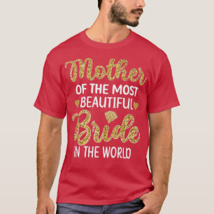 Camiseta Mãe Da Noiva Mais Bonita Chá de Noiva M