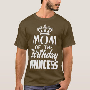 Camiseta Mãe Da Princesa De Aniversário Festa De Aniversári