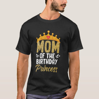 Camiseta Mãe da Princesa de Aniversário, Matinha de Anivers