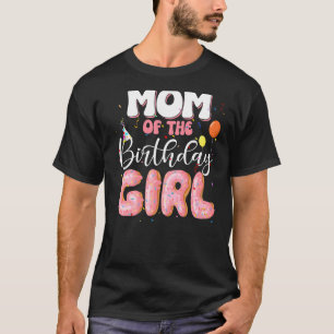 Camiseta Mãe Da Rapariga De Aniversário Família De Nozes Po
