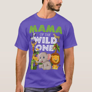 Camiseta Mãe da Selvagem Safari e da Selva de Um Zoológico