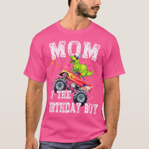 Camiseta Mãe Da Tru Do Monstro Do Dinossauro Do Aniversário