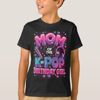 Camiseta Mãe das Garotas de Aniversário da Música Coreana
