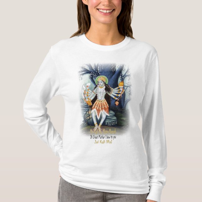Camiseta Mãe das MÃES KALI da DEUSA do universo (Frente)