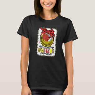 Camiseta Mãe De Ambas As Boliches De Futebol Ocupadas A Lev