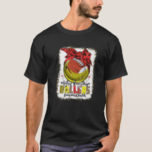 Camiseta Mãe De Ambas As Boliches De Futebol Ocupadas A Lev