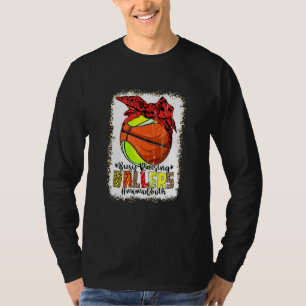 Camiseta Mãe De Ambos Os Ballers De Tênis De Basquete Ocupa