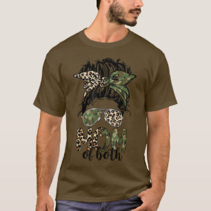 Camiseta Mãe De Ambos Os Camoue, Leopard Bandana Mothe.