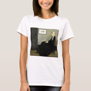 Camiseta Mãe de assobio por James Abbott McNeill Whistler