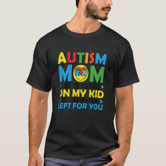Camiseta Mãe de autista Eu uso minha paciência no meu filho