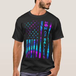 Camiseta Mãe de bailarinos A garota Kayak ama os americanos