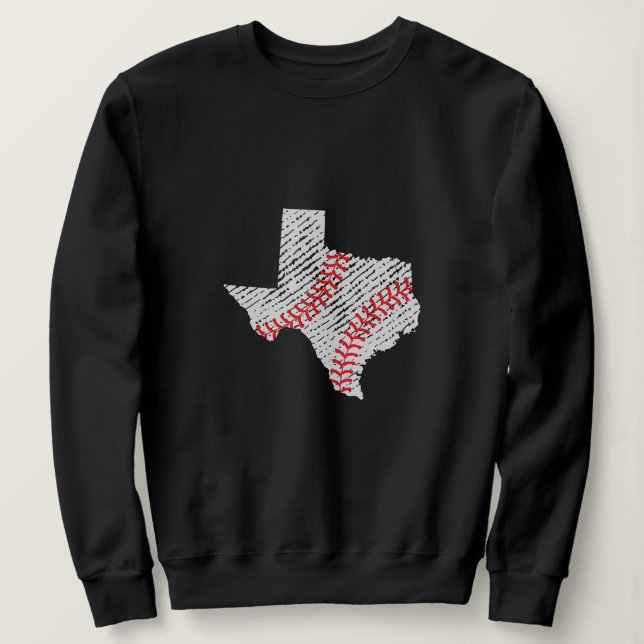 Camiseta Mãe de Baseball do Texas Personalizada Stitting de (Frente do Design)