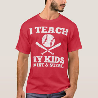 Camiseta Mãe de Baseball Pai