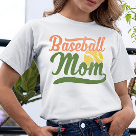 Camiseta Mãe De Baseball, Presente De Baseball Para A Camis