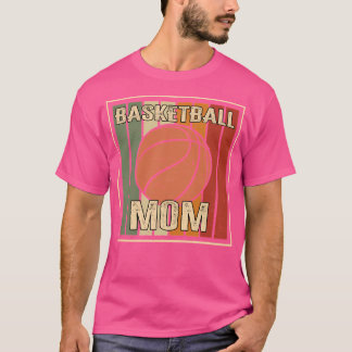 Camiseta Mãe de basquete batendo com pais jogadores de basq