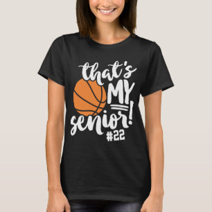 Camiseta Mãe de Basquete Esse é o Número e Nome do Meu Vete