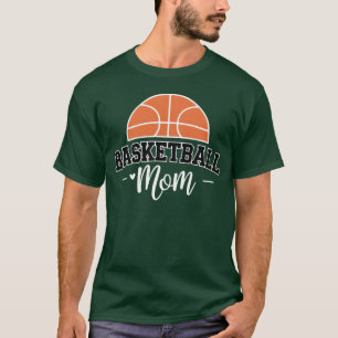 Camiseta Mãe de Basquete Orgulhosa Presente para Mãe de Esp