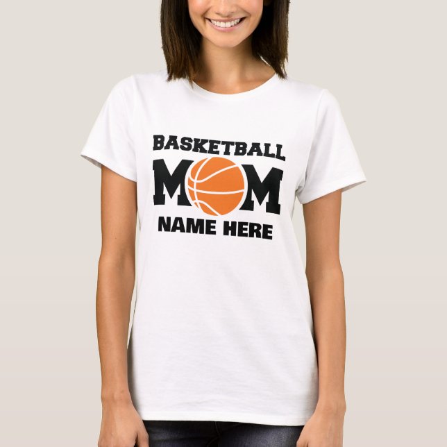 Camiseta Mãe de Basquete Personalizada  (Frente)