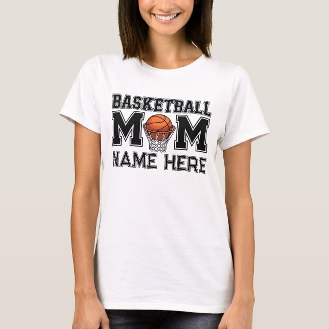 Camiseta Mãe de Basquete Personalizada  (Frente)