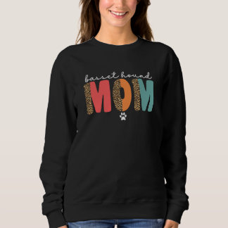 Camiseta Mãe de Basset Hound Feminina Para Mulheres Mãe Bas
