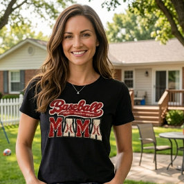Camiseta Mãe de Beisebol