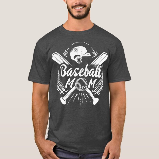 Camiseta Mãe de beisebol (Frente)