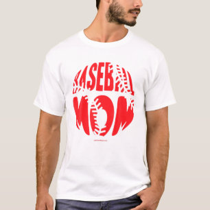 Camiseta Mãe de beisebol. Ball Field Mama Day Mãe