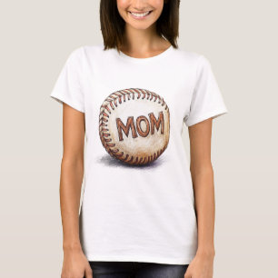 Camiseta Mãe de beisebol - Perfeito para Mães esportivas