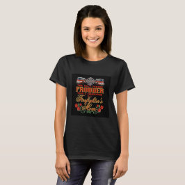 Camiseta Mãe de Bombeiro Orgulhoso