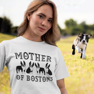 Camiseta Mãe de Boston Terriers Engraçada