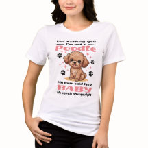 Mãe de Cachorrinho Poodle Fofinho