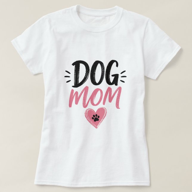 Camiseta Mãe de cachorro (Frente do Design)