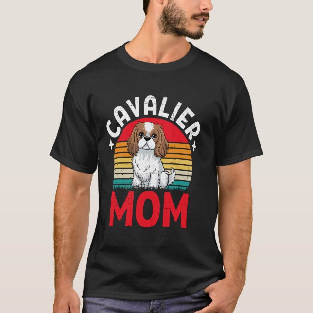 Camiseta Mãe de Cachorro Adorável Dia das Mães (Frente)