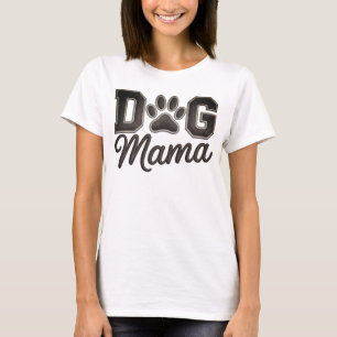 Camiseta Mãe de Cachorro Amante de Animais Fofos