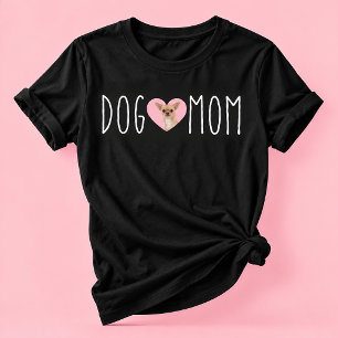 Camiseta Mãe de Cachorro Amante de Cachorro Foto de Animal 