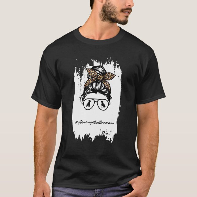 Camiseta Mãe de Cachorro American Pitbull Terrier Coque Des (Frente)