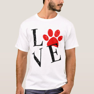CAMISETA MÃE DE CACHORRO AMOR MODERNO PAW