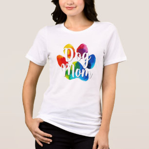 Camiseta Mãe de cachorro bebê peludo Dia das Mães aniversár