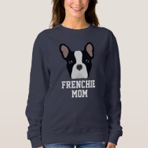 Mãe de Cachorro Bulldog Francês Preto e Branco