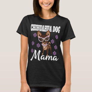 Camiseta Mãe de Cachorro Chihuahua Feminina