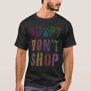Camiseta Mãe de Cachorro de Abrigo Resgatado Não Compro