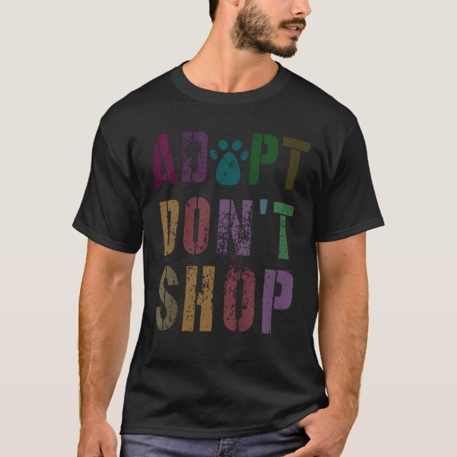 Camiseta Mãe de Cachorro de Abrigo Resgatado Não Compro (Frente)