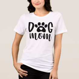 Camiseta Mãe de Cachorro Design de Pata Fofa