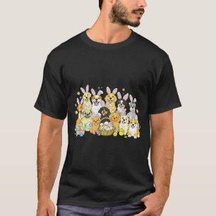 Camiseta Mãe de cachorro engraçada e feliz no dia de Páscoa