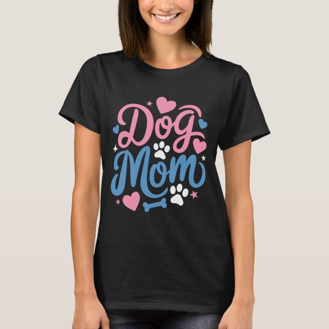 Camiseta Mãe de cachorro fofo (Frente)