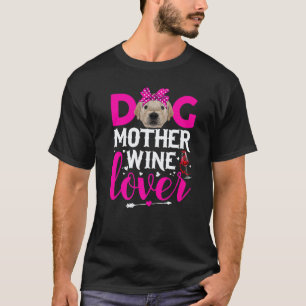 Camiseta Mãe de Cachorro Fofo Golden Retriever Dia das Mães