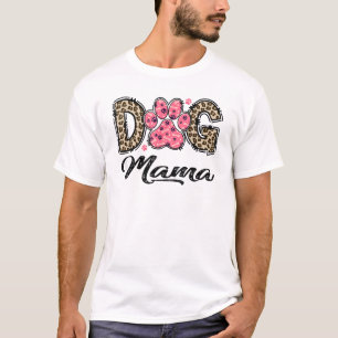 Camiseta Mãe de Cachorro Leopard Amoroso.
