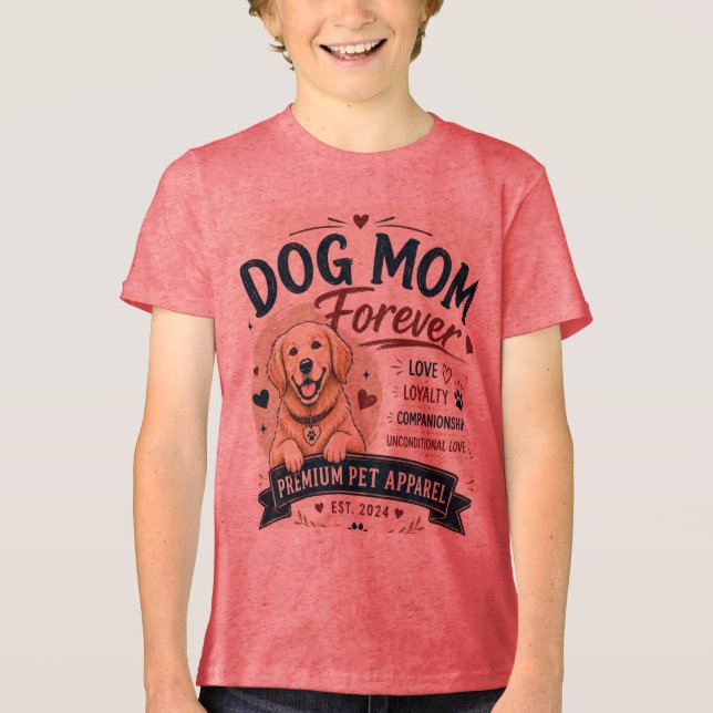 Camiseta mãe de cachorro para sempre desgin (Frente)