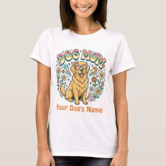 Camiseta Mãe de Cachorro Personalizada Golden Retriever Ret