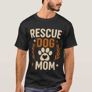 Camiseta Mãe de Cachorro Resgatado